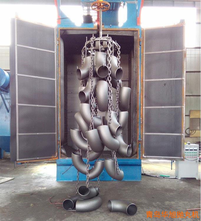 工件經(jīng)過Q378吊鉤式拋丸機處理后的效果